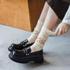 4 Pairs Women Floral Printed Socks Fashionable Versatile Cute Comfortable Sweat Absorbing Breathable Casual Mid Length Socks
