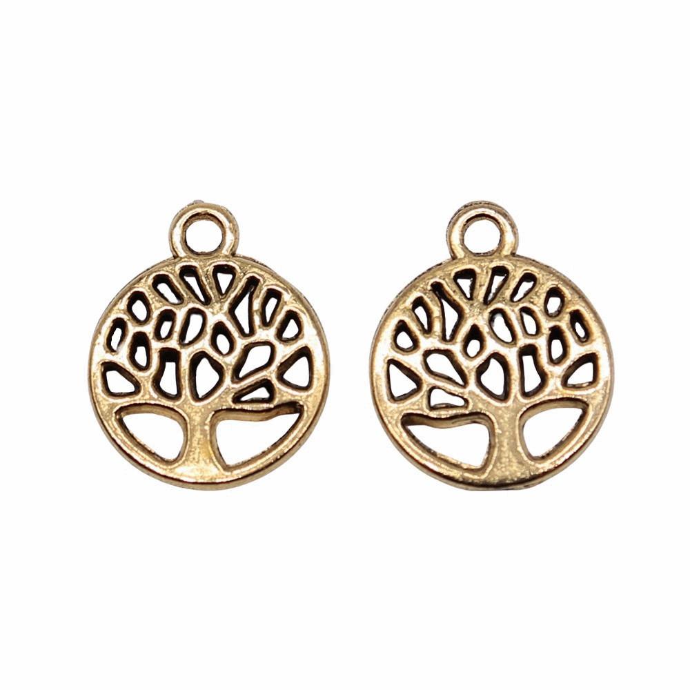 

Tree Of Life Charms Antique Round Pendants For Spiritual DIY Jewelry A33-20pcs-13x11mm