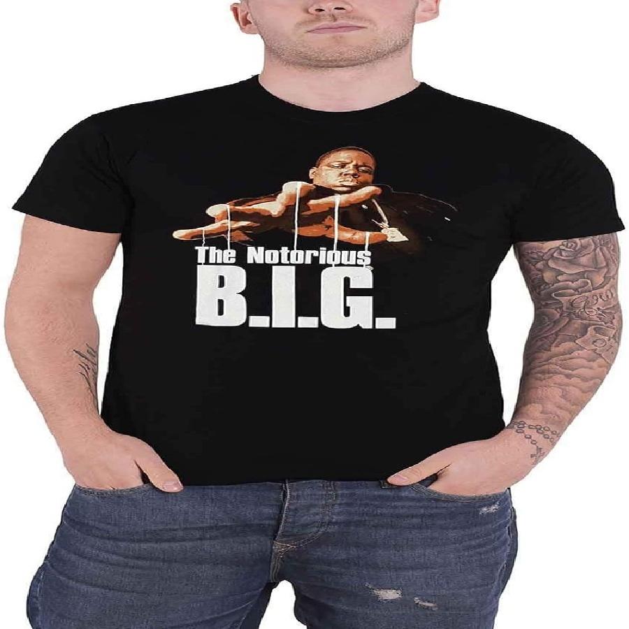 Biggie Smalls Reachstrings Logo Nue Official Men s T-Shirt XXXXXL чёрный