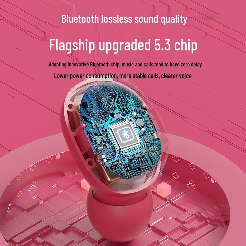 Disney Licensed M41 Wireless Bluetooth In-Ear Headphones with Digital Display - Cute and High-Value Audio Experience