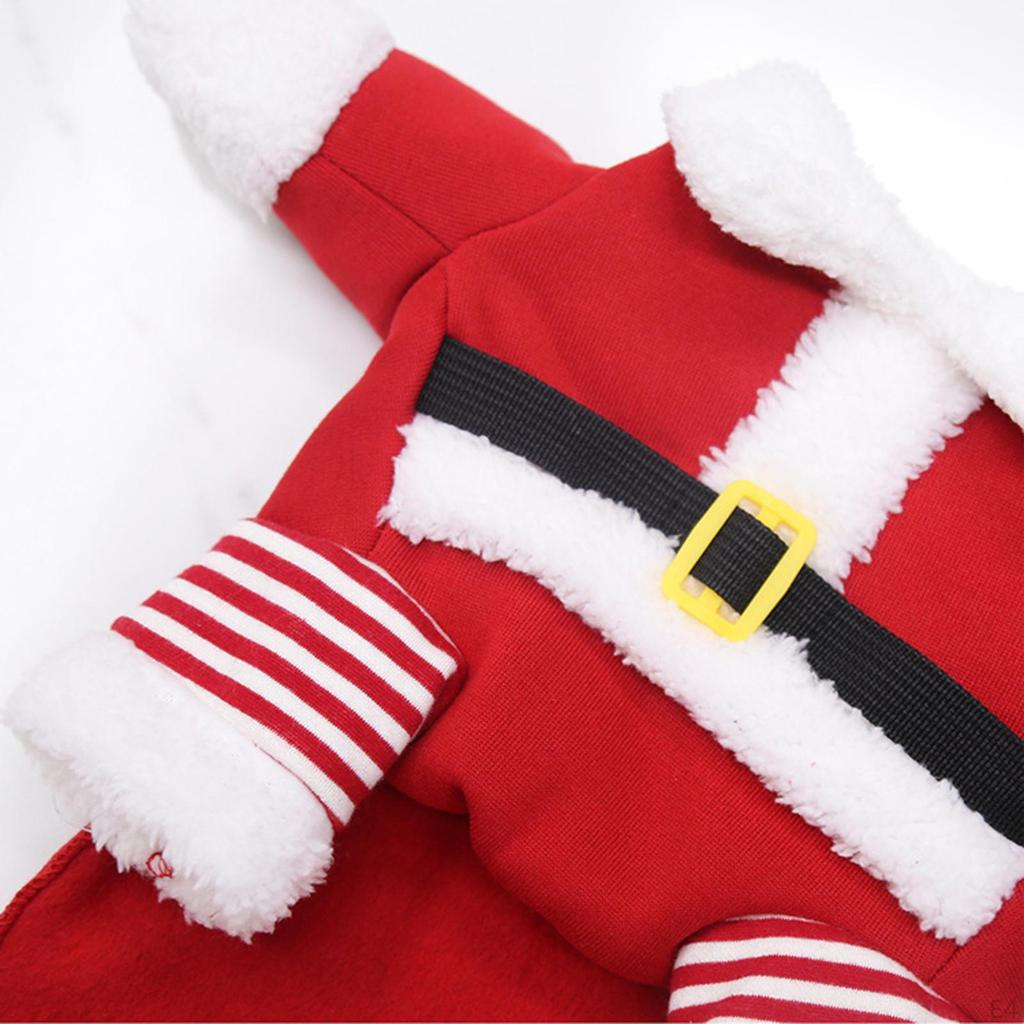 Kedi Noel Kıyafeti Şapkalı Giyim Sevimli Noel Baba Giysileri Partiler İçin Takım Elbise