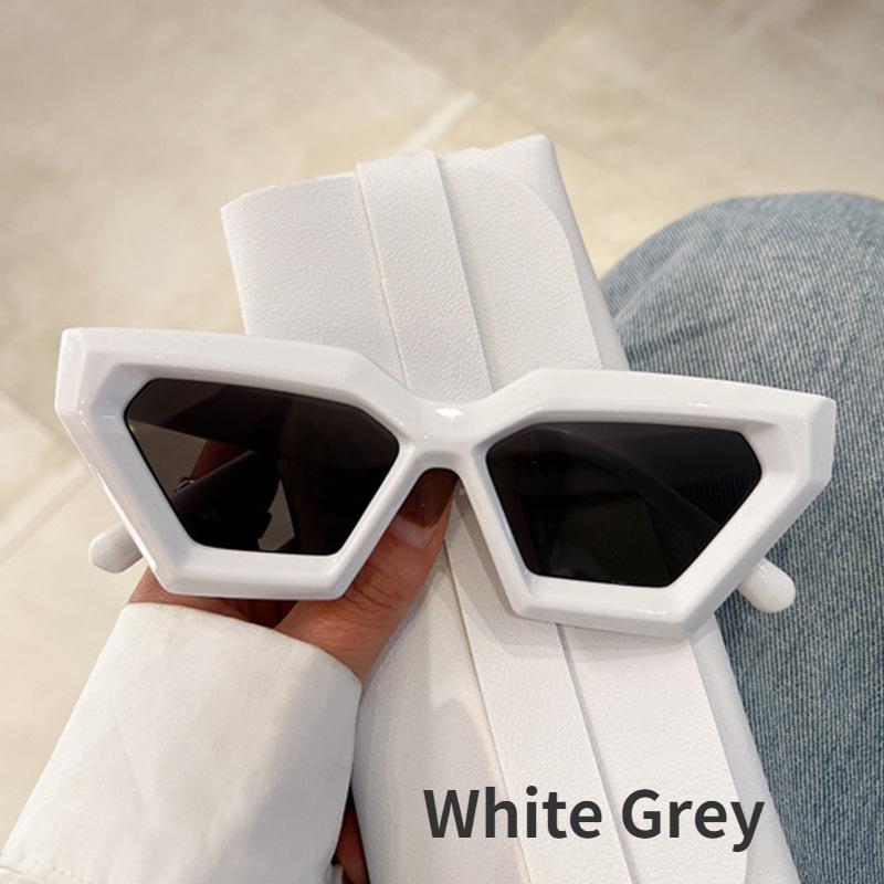 

Персонализированные толстые солнцезащитные очки неправильной формы с бриллиантами, трендовые женские усовершенствованные солнцезащитные очки «кошачий глаз», UV400, солнцезащитные солнцезащитные очки