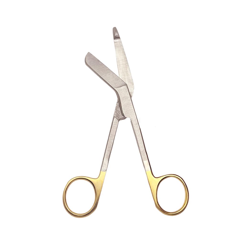 Premium 14cm Stainless Steel Medical Bandage Scissors for Dressing Wound Care and First Aid
