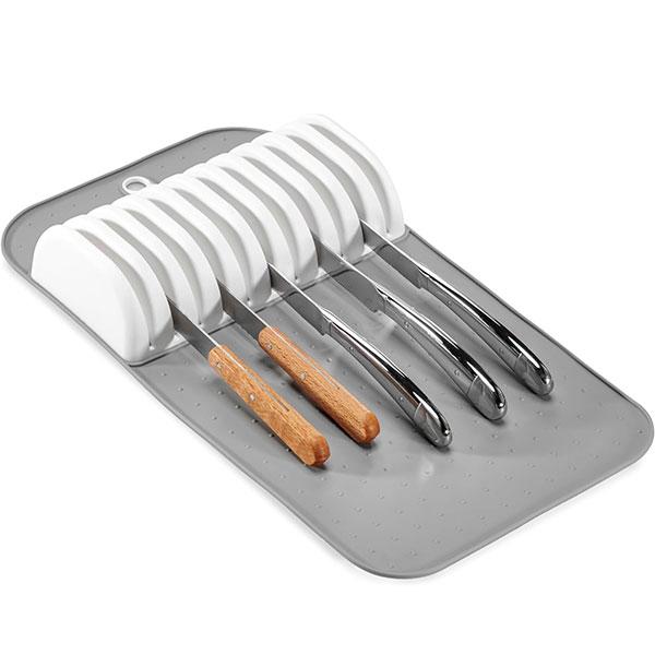 Große Messerablage Rutschfester Schubladen-Messerorganizer 5 Schlitze und 11 Schlitze Messerhalter Heimküchenorganisation