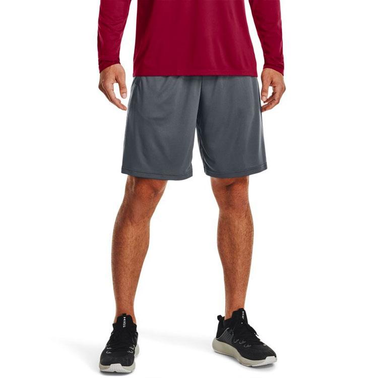 Under Armour Solid Color Casual Straight-Leg Sports Shorts Men Bottoms Grey 1370400-012
