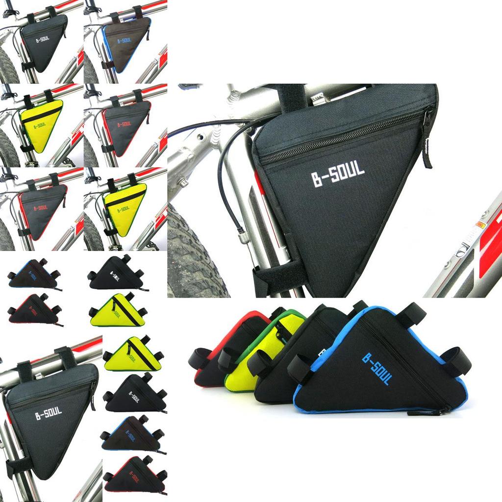 Rahmen Fahrradtasche Oberrohr Langlebiges Oxford-Material Dreieckige Fahrradtasche**