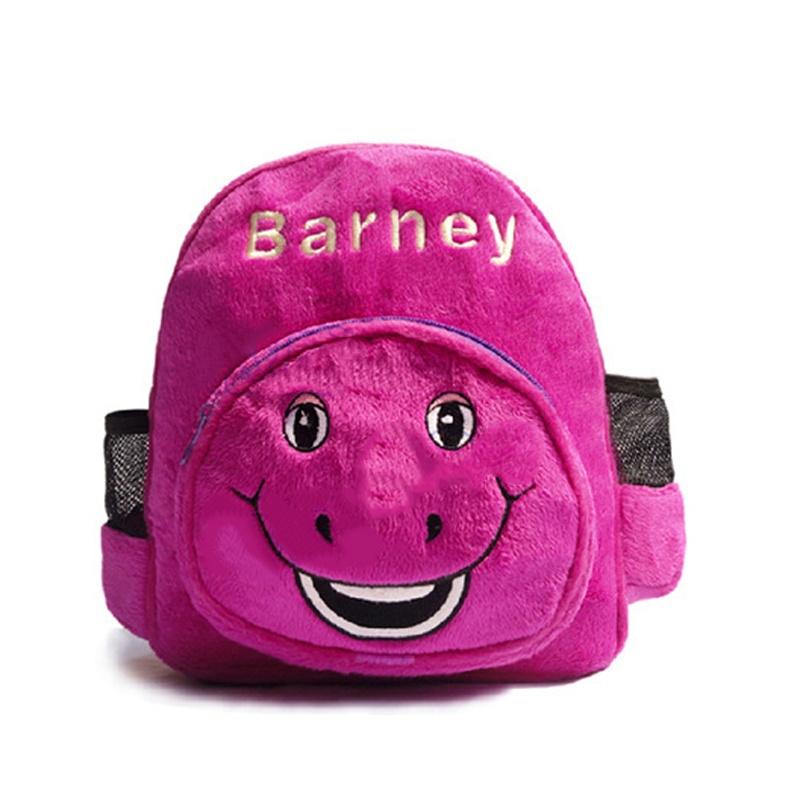 

Barney And Friends Plush Dinosaur Kindergarten Backpack Lightweight And Soft For Toddlers