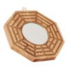 Bagua Mirror Wooden Concave Mirror Outdoor Door Pendant Bring Wealth Good Luck Decoration
