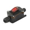 Outdoor Box Inline Cord Rocker Switch Power 12V-24V 110V-220V Marine Rocker Inline Toggle Switch with LED 20A Inline IP67 Sealed