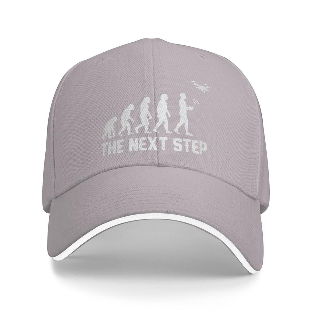 Drone Evolution The Next Step Pilot Sun Baseball Cap UnisexTeens Design Trucker Hat Sunscreen Fashion Outdoor Gym Baseball Caps