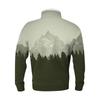 Das Herren-Sweatshirt mit Stehkragen im Frühling und Herbst ist ein Outdoor-Freizeitpullover