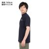 DESCENTE Short Sleeve Pique Mock UV NV Men's T-Shirt, Neck, Protection, DX-C2500XB (Navy/M/Men's)