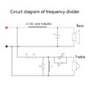 Audio Speaker Frequency Divider Filter Treble Bass 2 Way Crossover Speaker DIY
