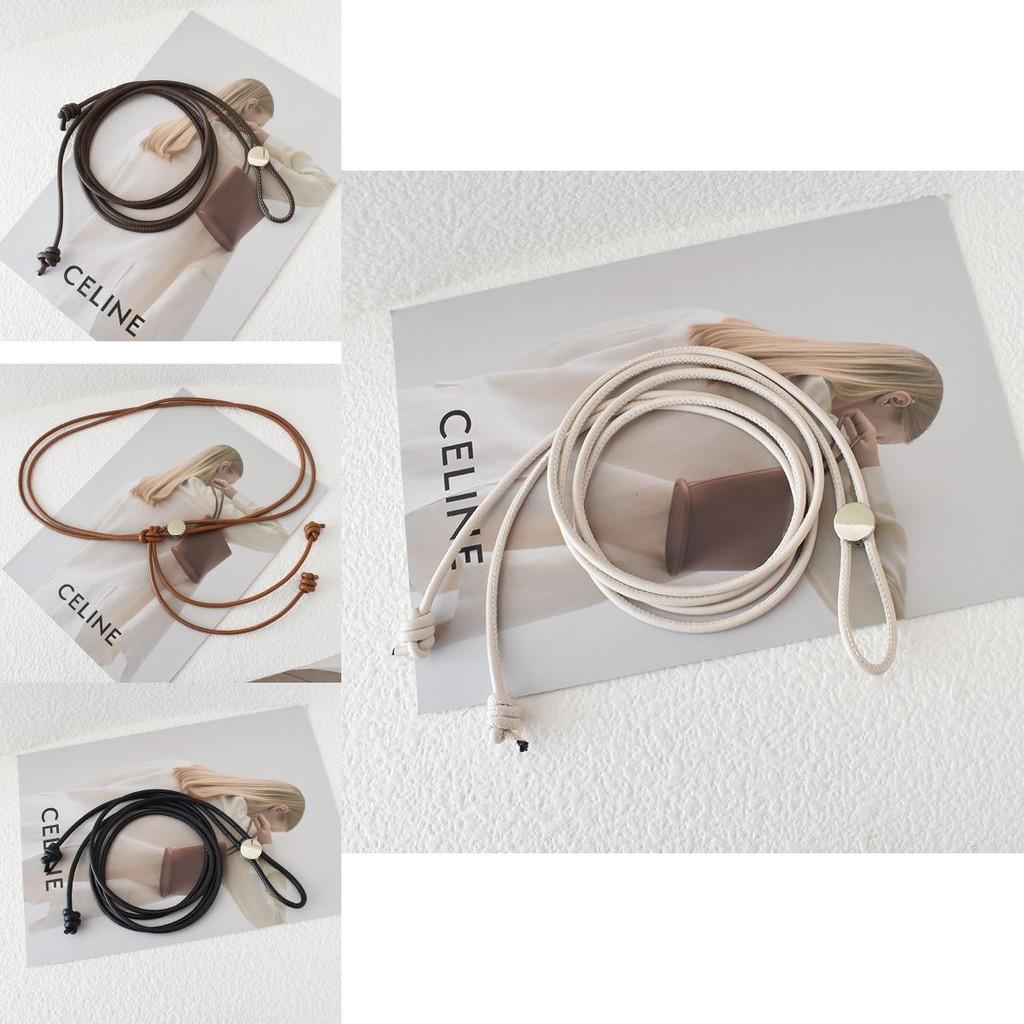 Slim Contemporary Womens Waist Belt Crafted From Pu Leather For Dresses And Tops 2024 In