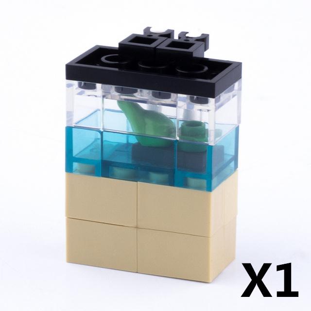DIY City Decoration Home Building Block Accessories Bed TV Sofa Refrigerator Dining Table Sweeper Phone Brick Gift Toy Kids J078