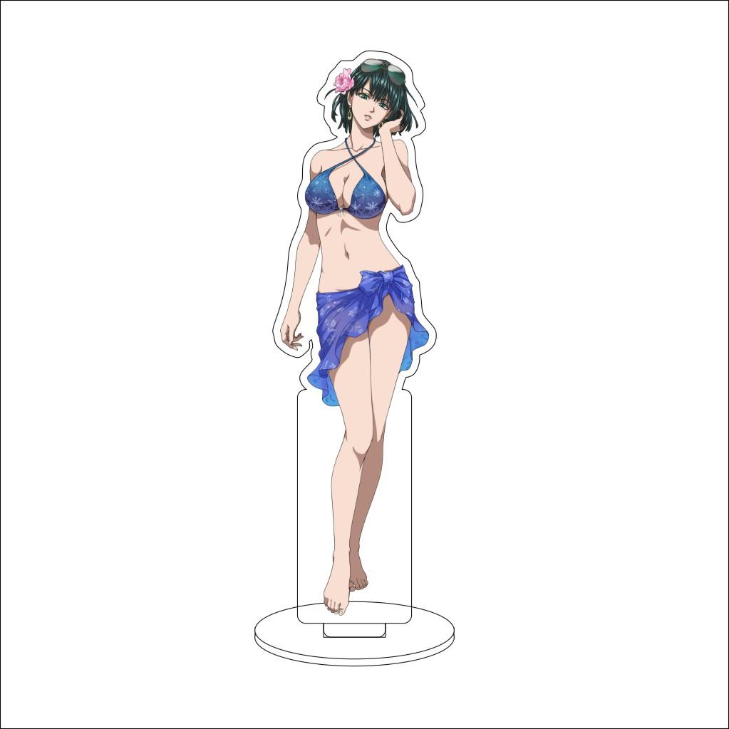 16CM Anime ONE PUNCH MAN  Acrylic Stand Ornaments  Saitama/Deep Sea King/Subterranean King Figure Stand Halloween Gifts