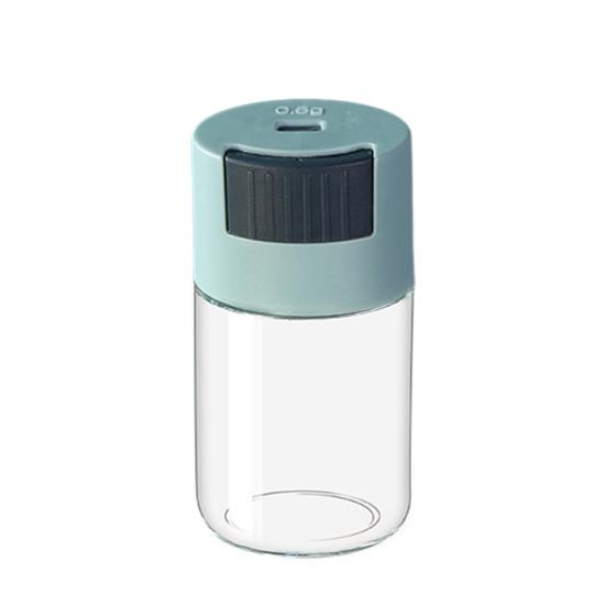 Glass Salt Shaker with Moisture Resistant Seal Easy Refill Transparent Design Food Grade Seasoning Jar