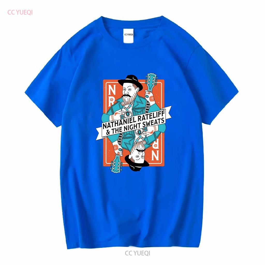 Nathaniel Rateliff The Night Sweats T Shirt MenS Retro s vintage Washed Stylish homme graphic streetwear Top For Everyday Wear