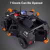 2024 New 1:24 Alloy Armored Car Truck Model Diecasts Off-road Vehicles Model Metal Police Explosion Proof Car Model Sound Light Kids Gift