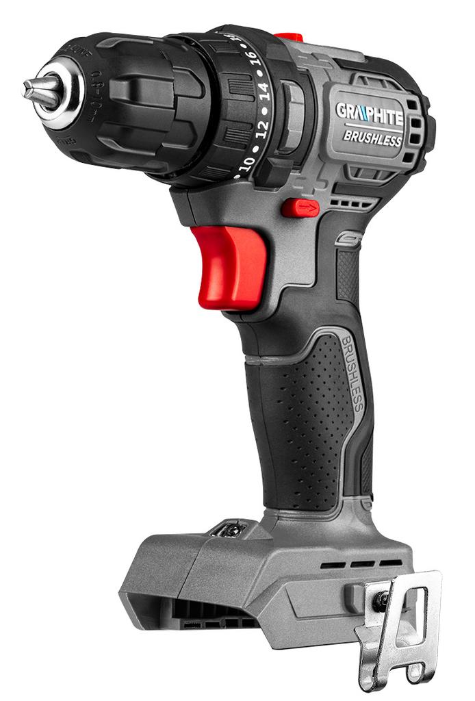 18V Brushless Drill Driver, 10mm Chuck, Compact, Energy+, No Battery