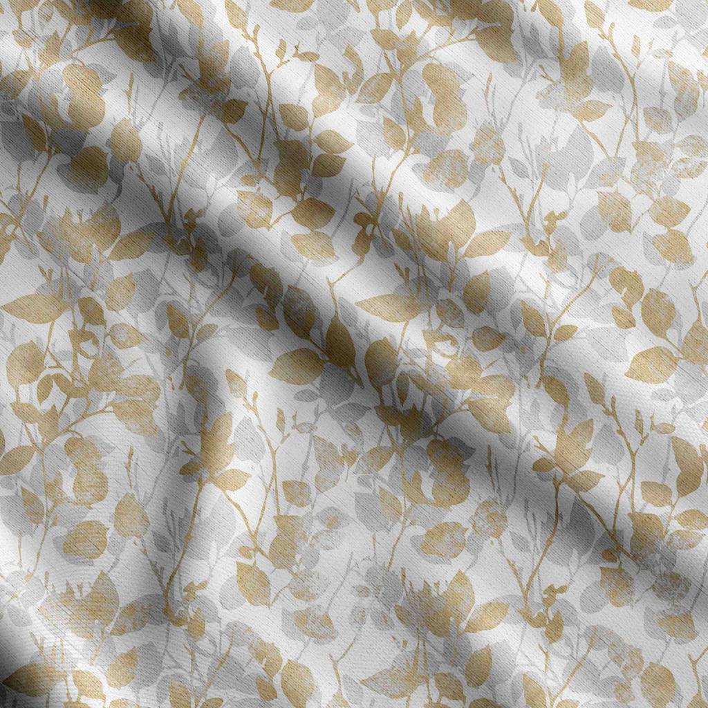 Soimoi Leaves Print,  Cotton Cambric, Quilting Fabric Sold by The Yard 42 Inch Wide, Medium Weight Cotton Fabric,