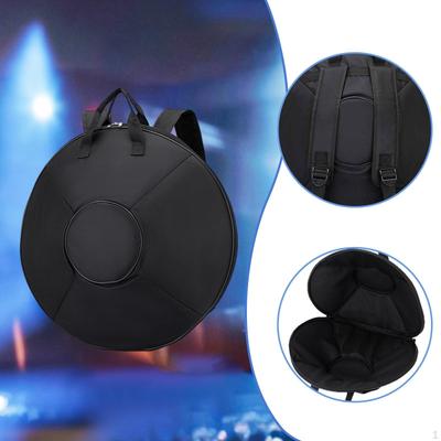 Handpan Drum Bag Backpack Handbag Smooth Zipper Portable Shock Absorption Durability