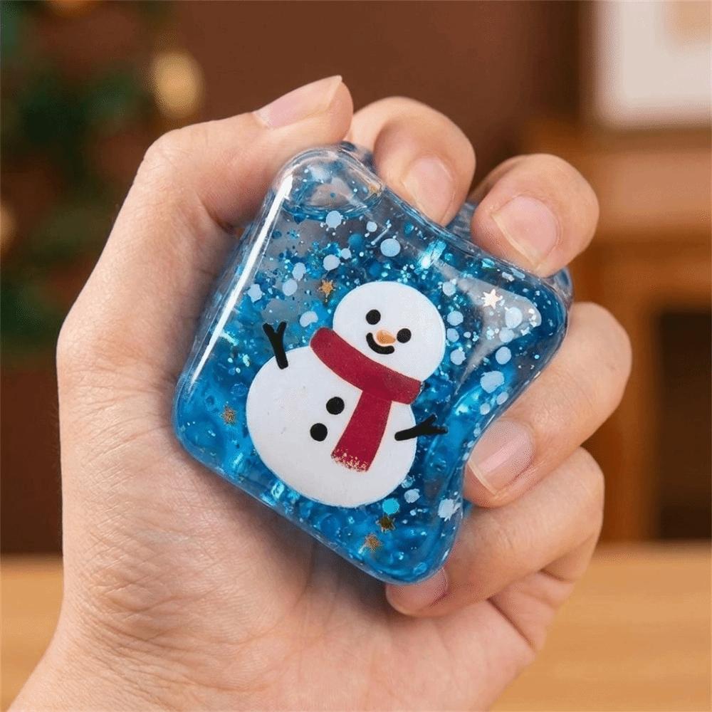 Slow Rebound Christmas Cube Squeeze Toy Lightweight Squeeze Fidget Toy Children Toys