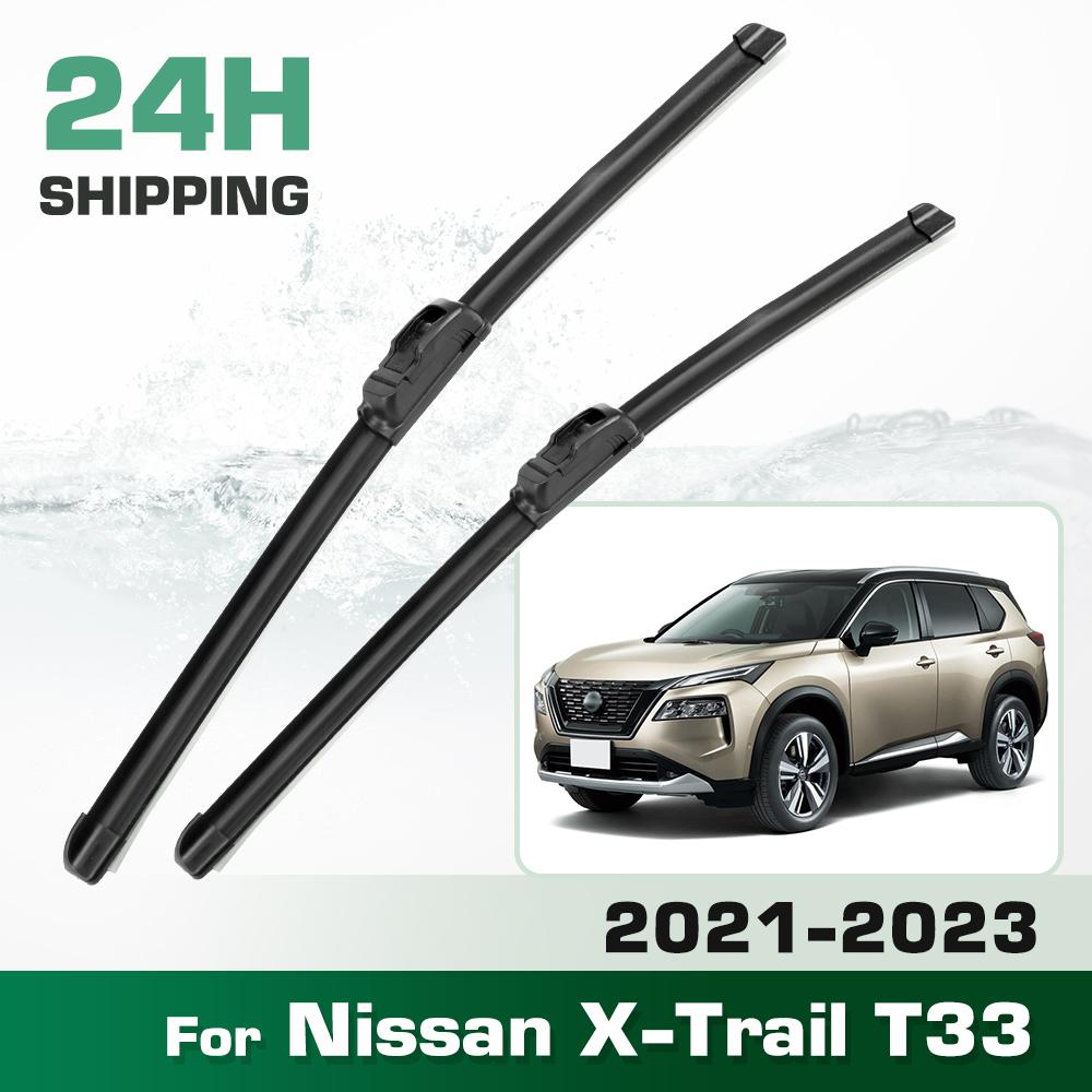 For Nissan X-Trail T33 2021-2023 2022 Wiper Front Wiper Blades Windshield Windscreen Window Brush 26"+17