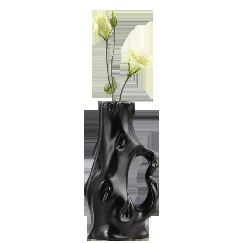 Vază Ceramică Decorativă Europeană Creativă pentru Casă, Decor pentru Living, Casă de Oaspeți, Decor pentru Comodă TV, Decorațiune de Birou, Grădinărit Bonsai