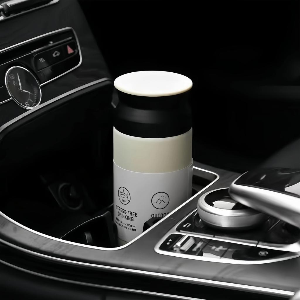 304 Stainless Steel Double Insulated Coffee Mug 500ml-Spray Painted Portable Vacuum Flask Hot&Cold Water Bottle Car/Student Gift