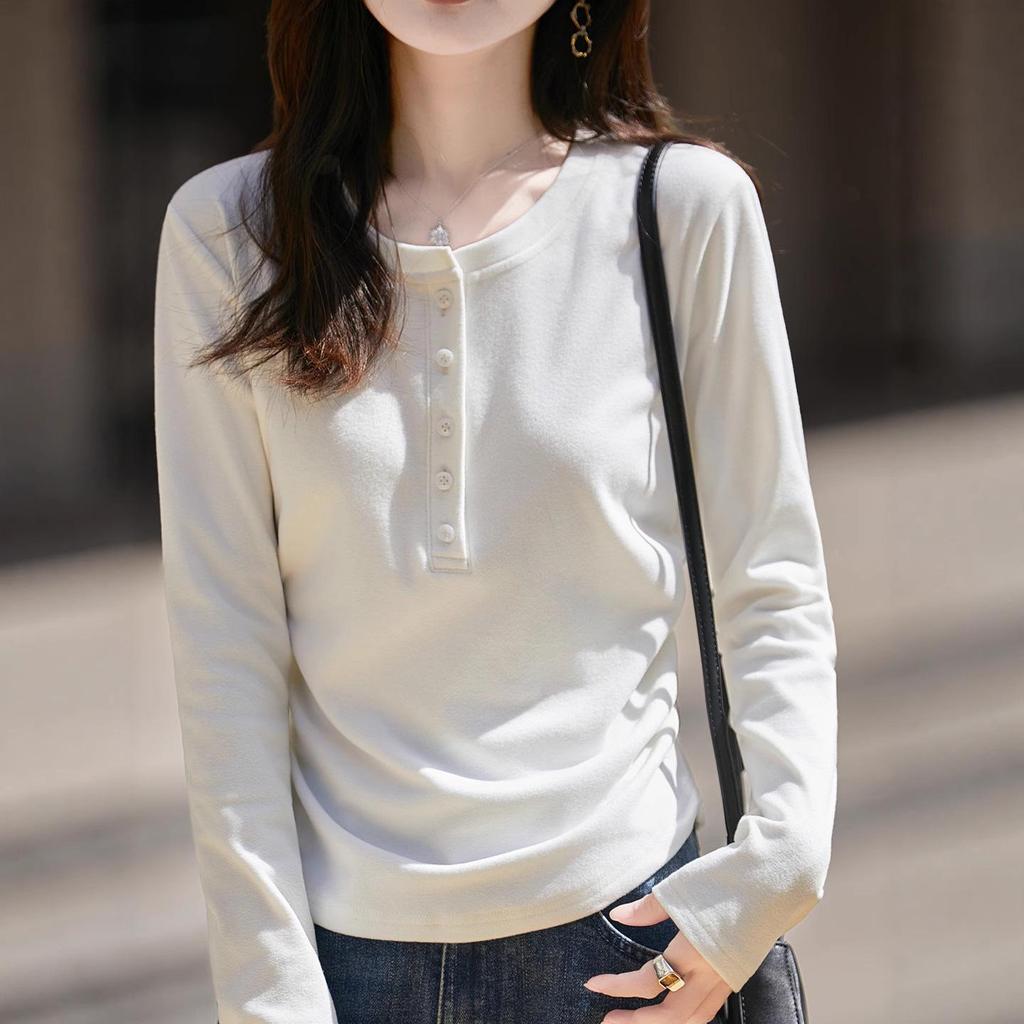 Haut Tricot Manches Longues Plissé Haut de Gamme pour Femme - Col Rond, Tendance & Confortable pour l'Automne/Hiver