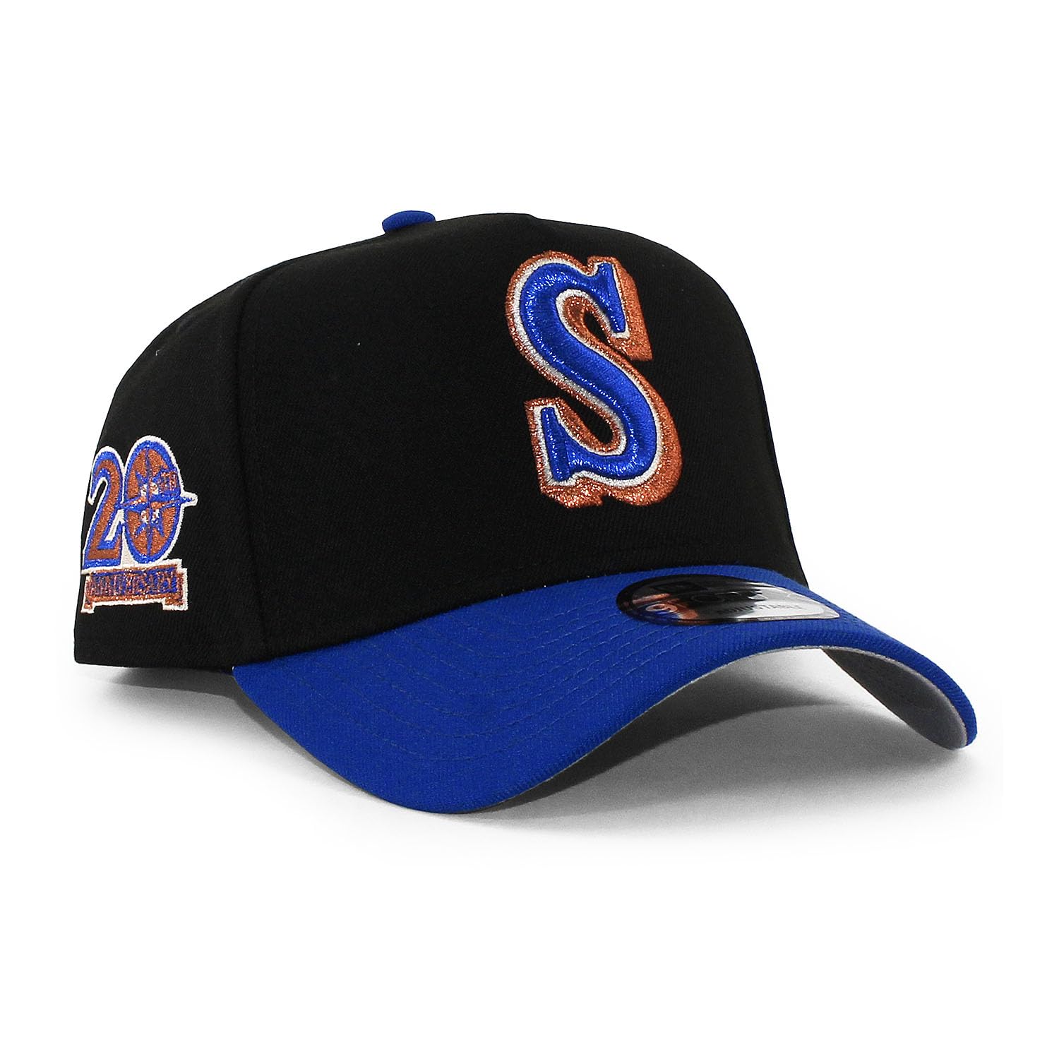 

[New Era] Эксклюзивная для ЕС кепка 9FORTY снепбэк Seattle Mariners MLB 20TH A-FRAME SNAPBACK CAP SEATTLE MARINERS шляпа цвет козы боковая нашивка [б/у]