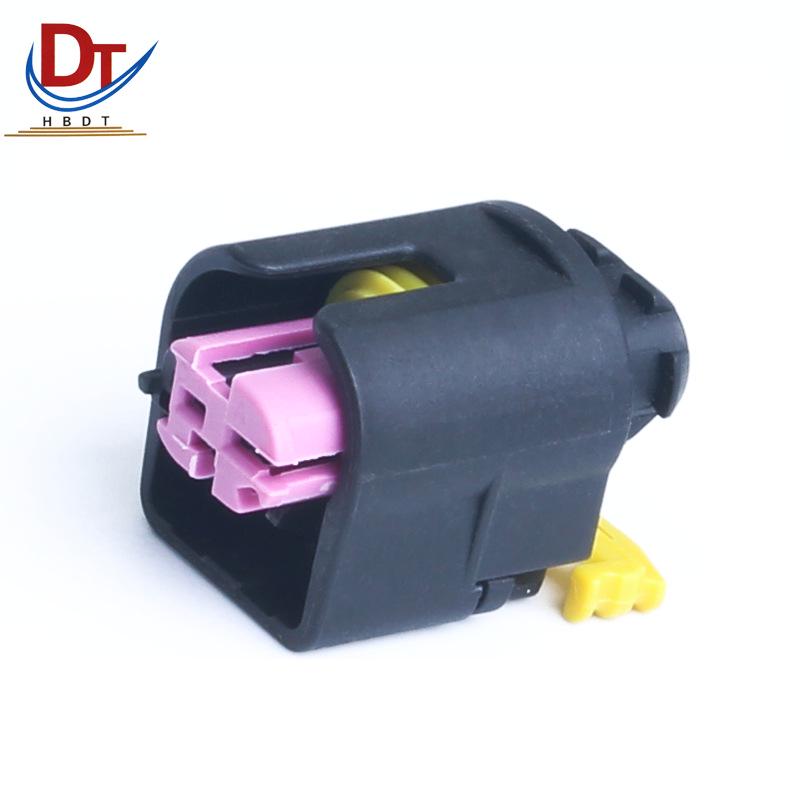 2-Pin Automotive Wiring Harness with Protective Sleeve and Plastic Housing 1928405091 Protective Sleeve