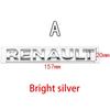 Hub Caps For Renault Megane 2 3 4 RS Grand Scenic Clio Captur Duster Trafic Logan 3D ABS car Letter Rear tail trunk Emblem badge
