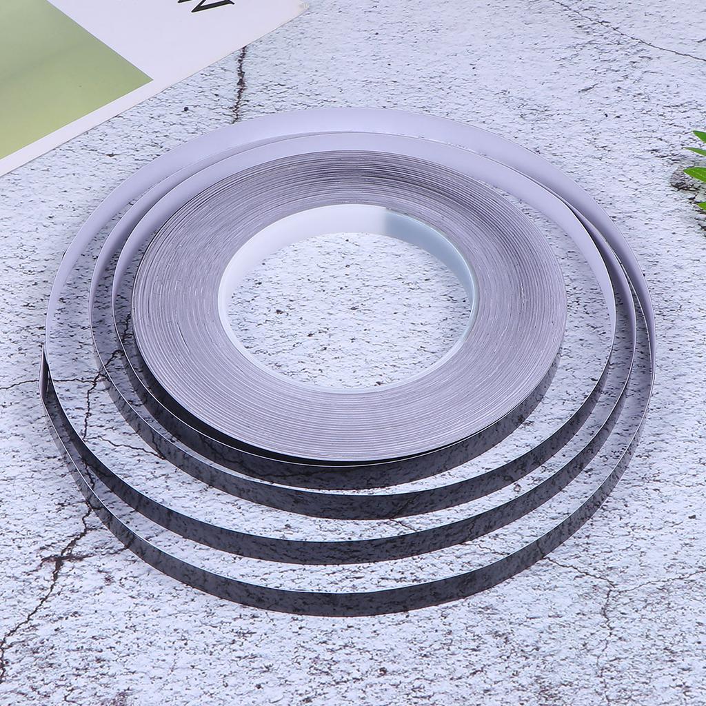 1Pcs Self-Adhesive Tile Tape Waterproof Seam Filler Black 1cm X 5m Shiny Durable Practical for Living Room Bathroom Kitchen