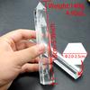 1Pc White Smelting Stone Single Pointed Hexagonal Column Crystal Point Wand Tower Home Decoration Gift Crystal Ornament