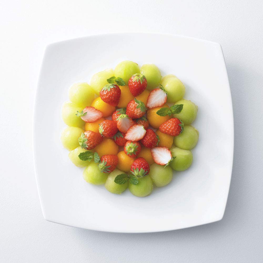 NARUMI Styles Plate, 24cm Diagonal, White, Simple and Stylish Square Lunch Plate, Single Plate, Microwaveable, Dishwasher Safe, 50481-5183