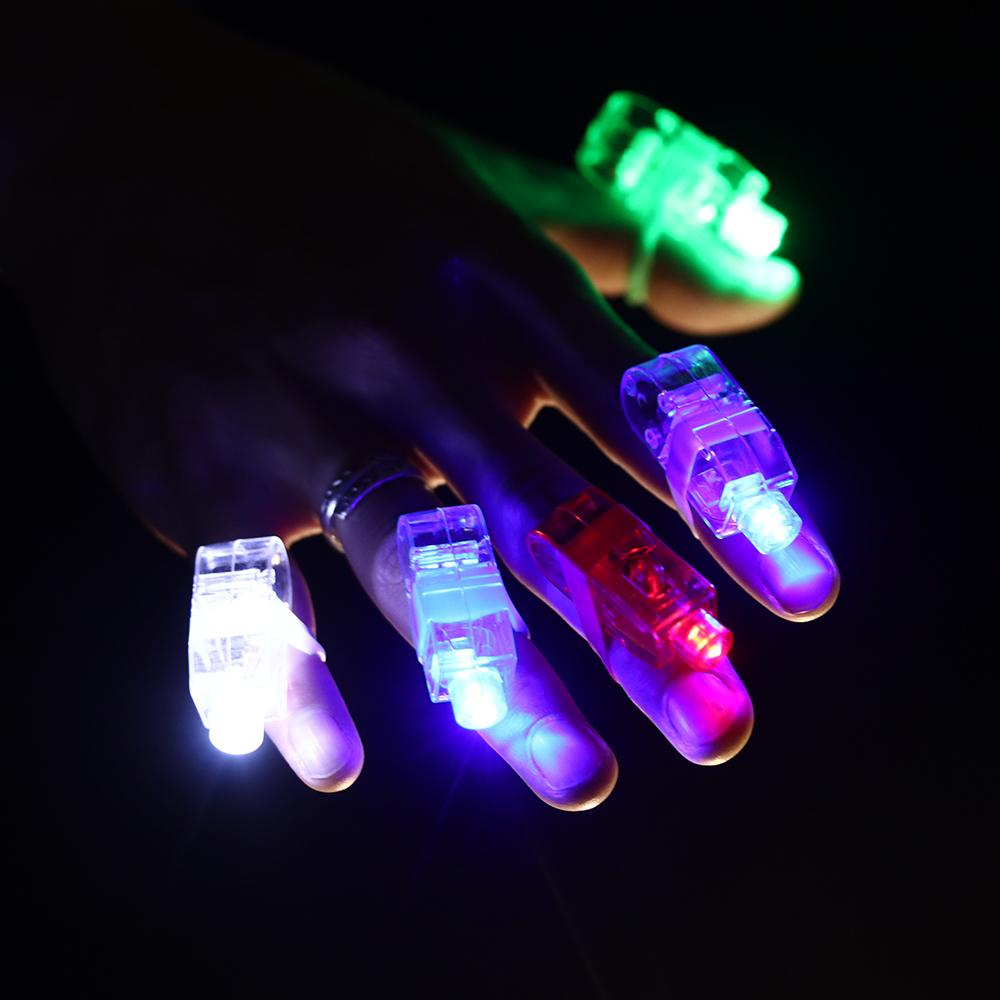 

Party Favors Christmas New Year Luminous Rings Glowing Finger Toys LED Light Up Flashing In Dark