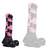 Gode Horse Hurulf S 18 x 4.7cm Noir-Rose - Bad Horse - GODE ZOO