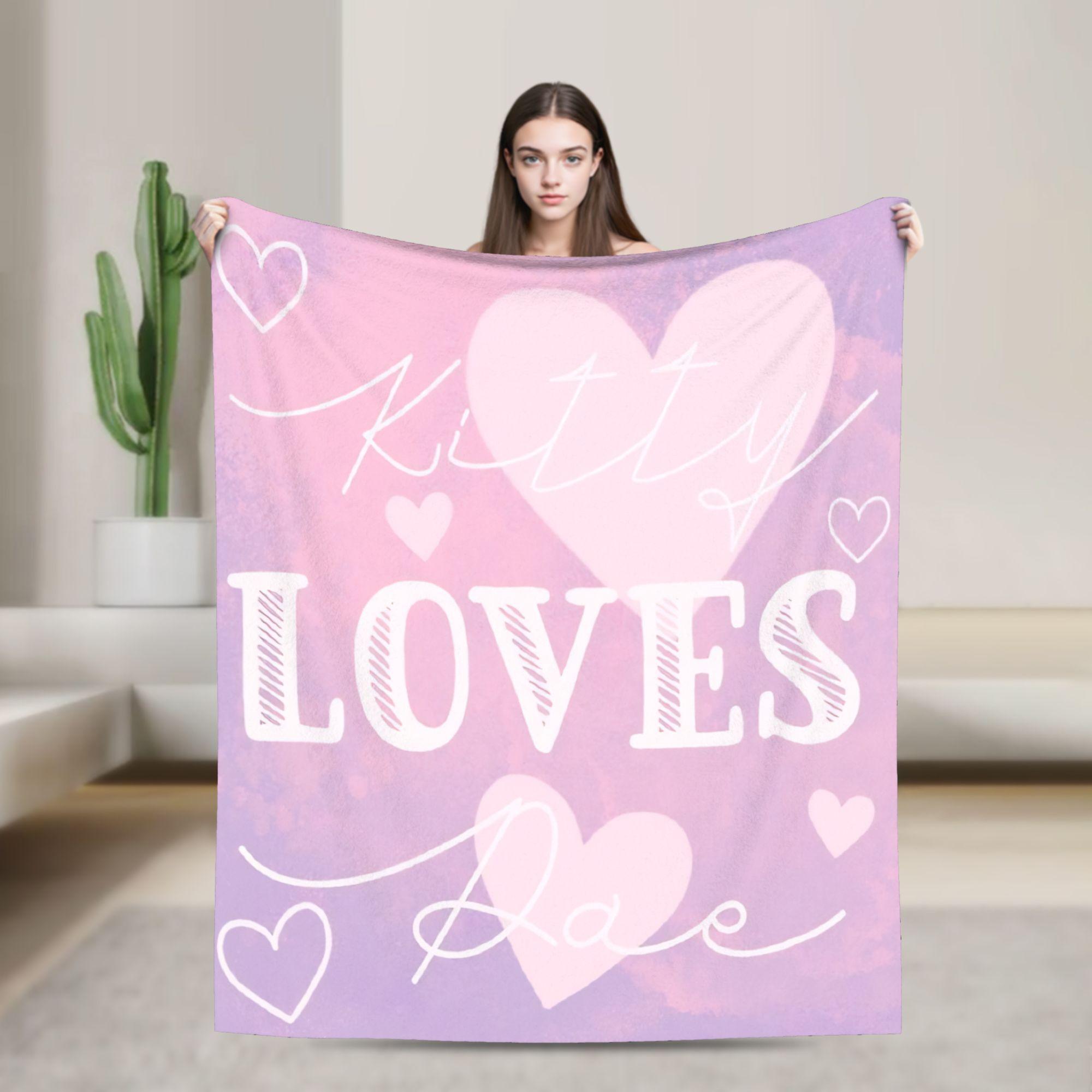 

TV XO Kitty Kim Min Ho Blanket Soft Warm Comfortable Plush Throw Blanket For Children Living Room Flannel Bedspread Bed Cover 75x90cm