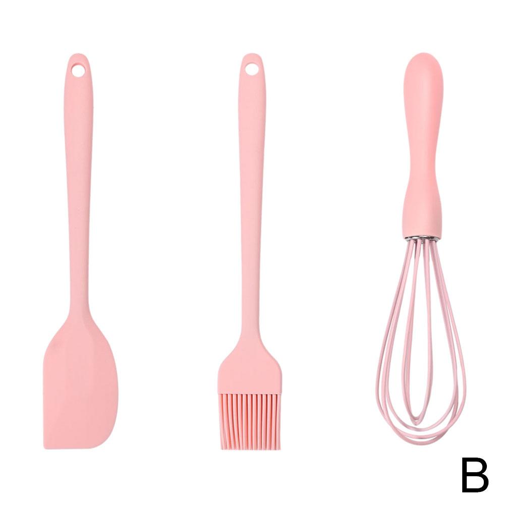 Set Copt Silicon Spatulă Răzuitor Cremă Tort Bucătărie Casnică Tel Ou Perie Ulei Barbecue Gadget Consumabile Bucătărie