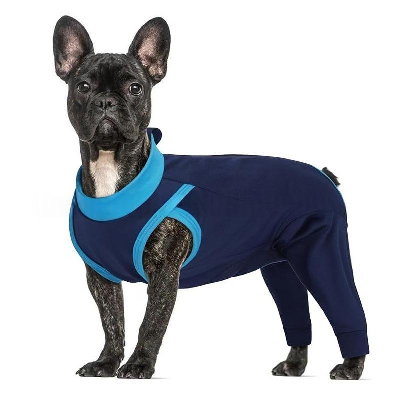 Dog Post Op Suit Comfy Female Male Dogs Spay Neuter Suit Wound Protector, Hind Leg Dog Recovery Surgery Sleeve Pet Medical Shirt
