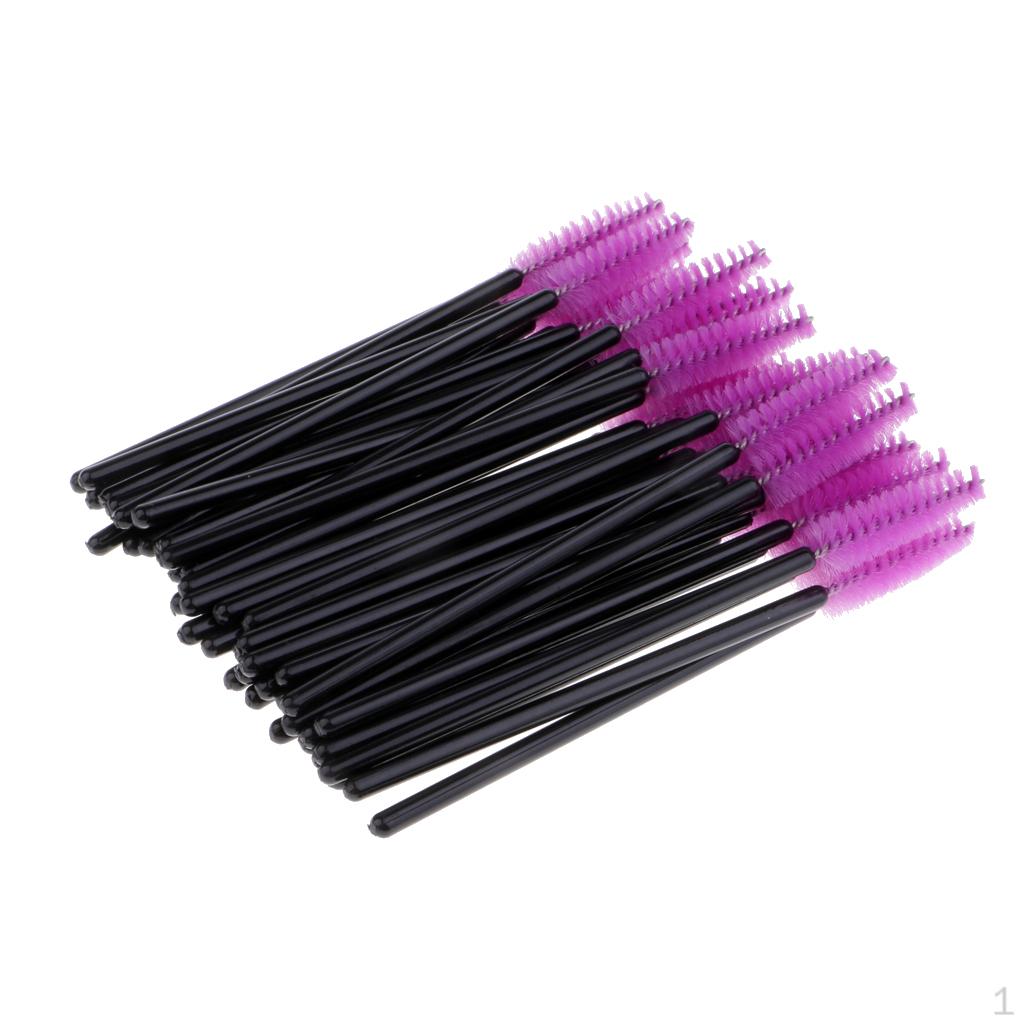 50 Stück Einweg-Mascara-Bürsten Stäbe Werkzeuge