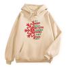 Joy Merry Believe Christmas Sweatshirt Inspirational Holiday Snowflake Hoodie Unisex Women Men Sweatshirt New In Thermal Hoodie