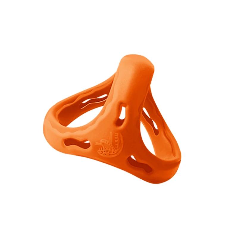 Male Scrotum Ring Ejaculation Delay Penis Ring Bondage Erection Ball Ring Delay Ring Reusable Enlargement Ball Stretcher Sex Toy