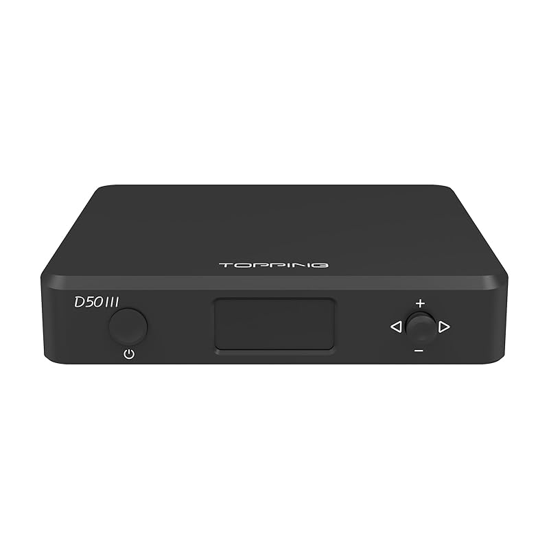 

Topping D50 III Desktop HiFi with remote control DAC preamp (black)