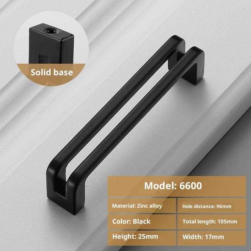 Nordic Furniture Handles Gray Black Brushed Kitchen Cabinet Pulls Handle For Cabinets And Drawers Knobs Kitchen Accesso Hardware