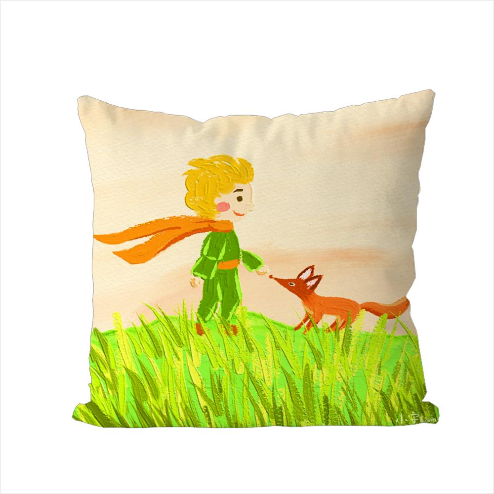 The Little PPrince Pillow Case For Car Sofa Decorative Home Doublesided Print Plush Square Throw Pillow Cushion Cover