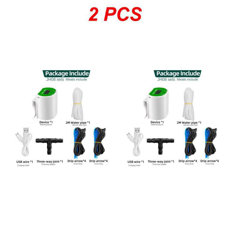 1/2PCS Auto Drip Irrigation System Intelligent Timing Automatic Watering Machine Large Waterer Sprinkler Plants Indoor
