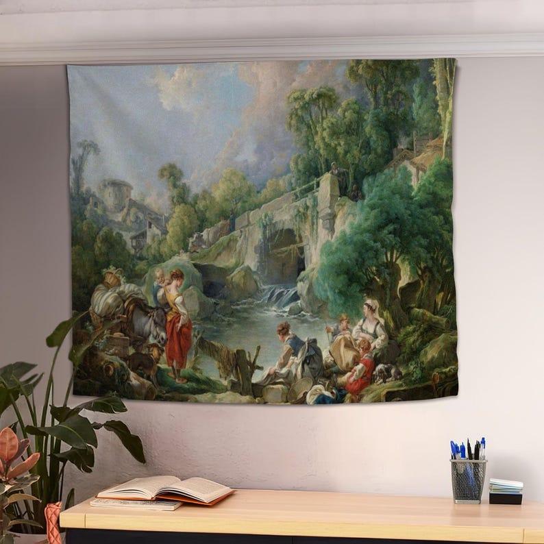 Lakeside Lady tapestry 75x100 чёрный